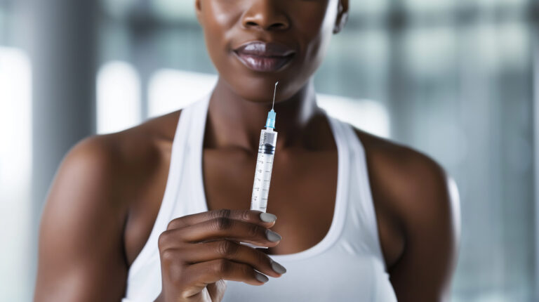 Person Holding Semaglutide Injection